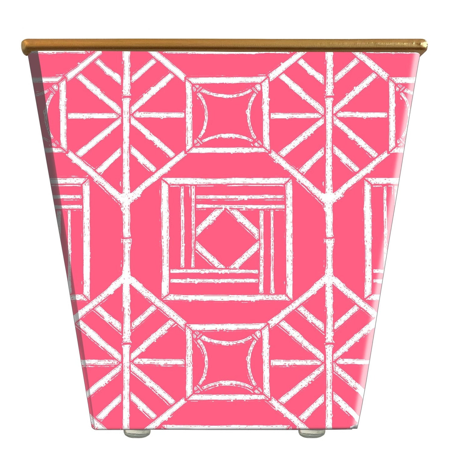Hedge Farm Candles - Bamboo Box Lattice Cachepot Candle