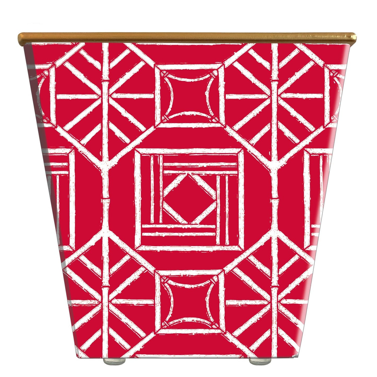 Hedge Farm Candles - Bamboo Box Lattice Cachepot Candle