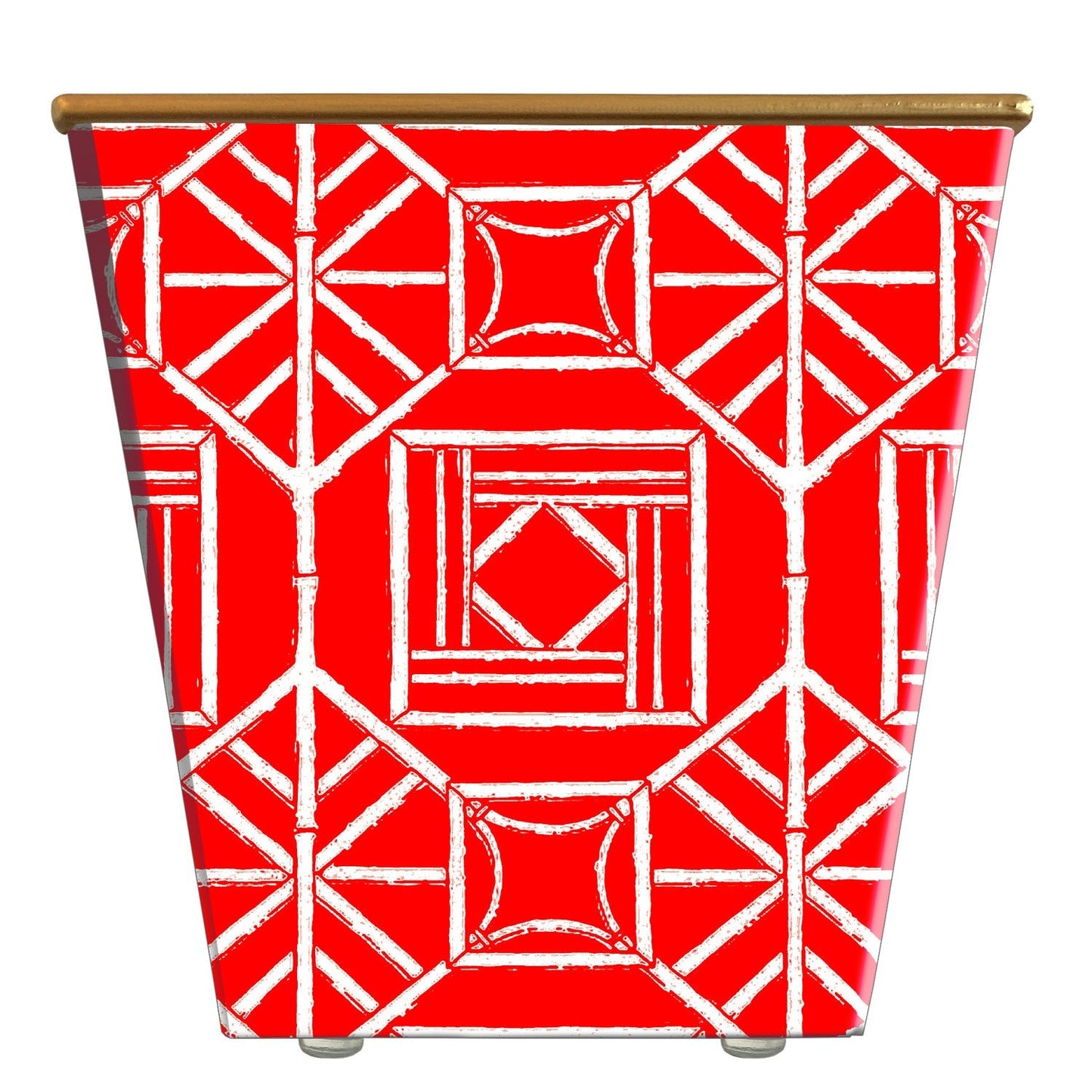 Hedge Farm Candles - Bamboo Box Lattice Cachepot Candle