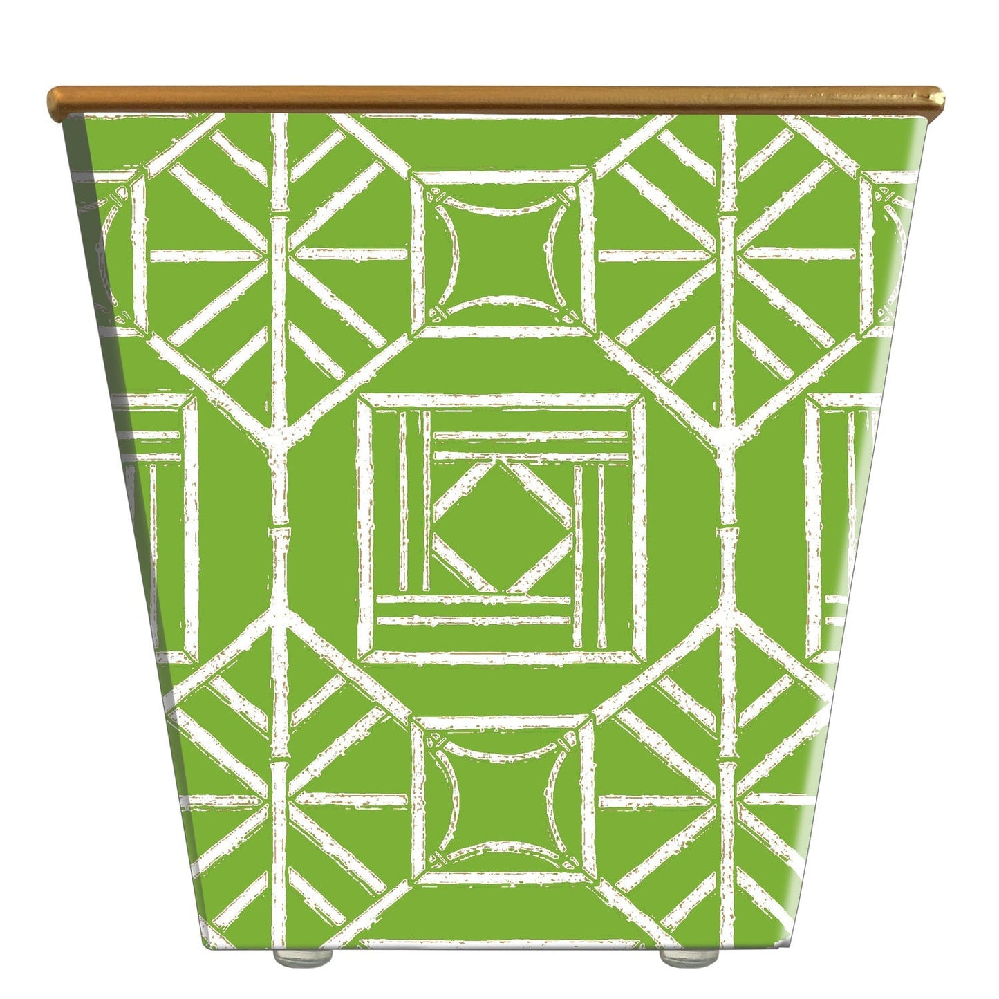 Hedge Farm Candles - Bamboo Box Lattice Cachepot Candle