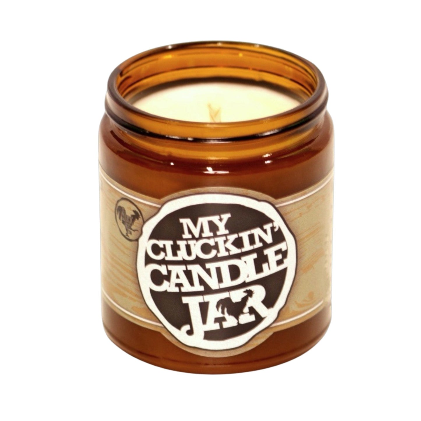 My Cluck Hut - Hickory & Suede | My Cluckin’ Candle Jar