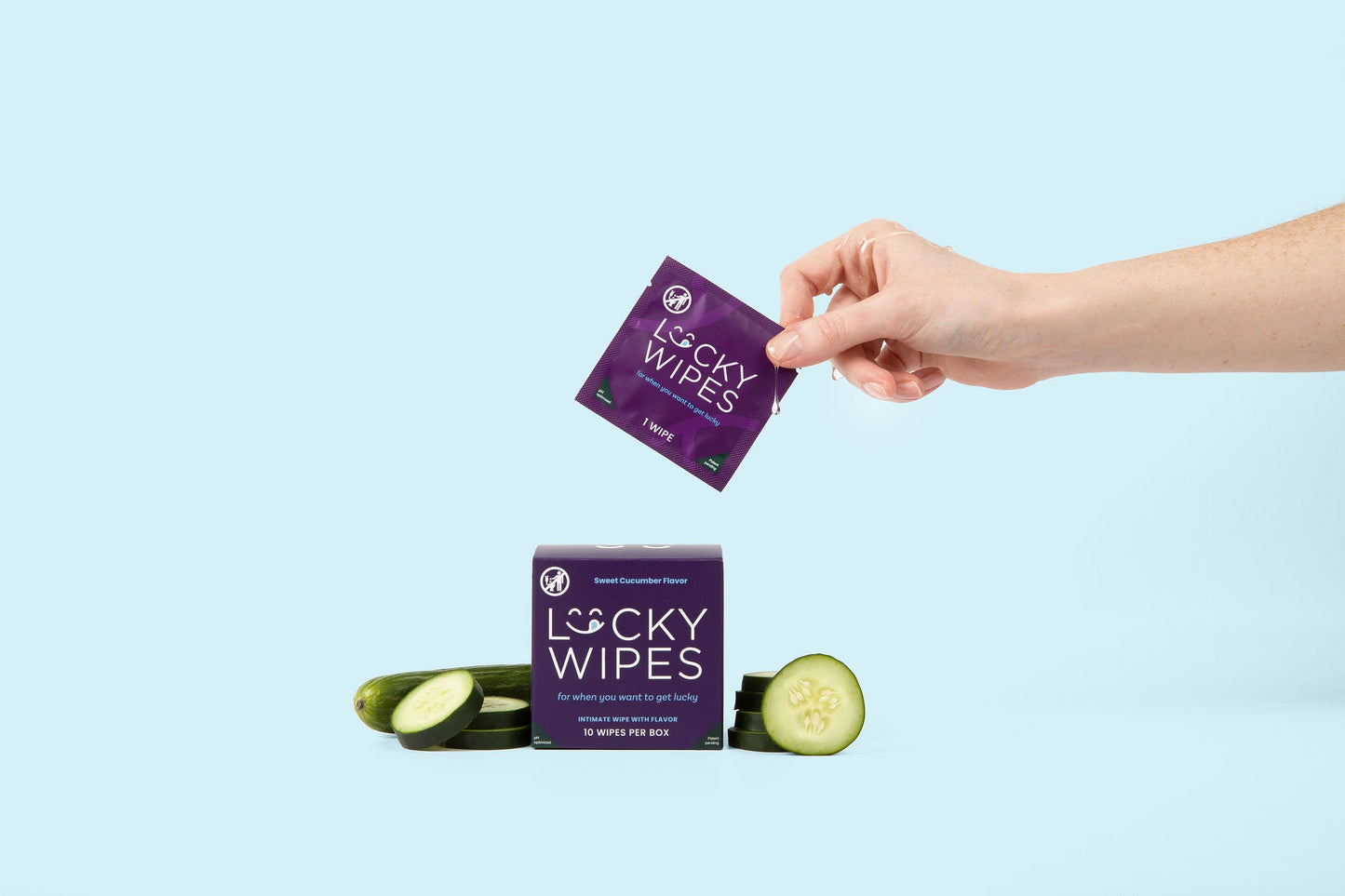 Sweetums Wipes - Sweet Cucumber Flavored Wipes For Men