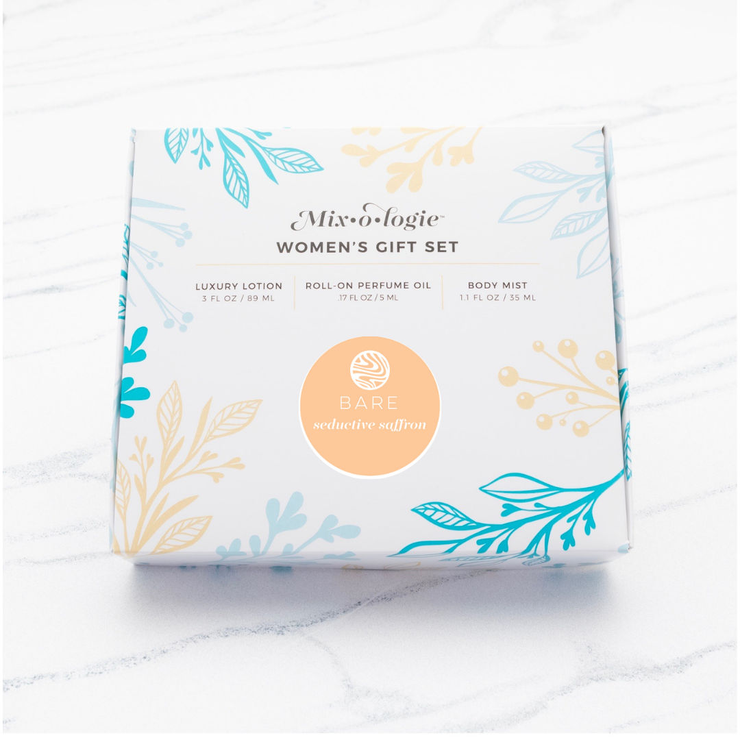 MIXOLOGIE - Bare (Seductive Saffron) Gift Set Trio Box