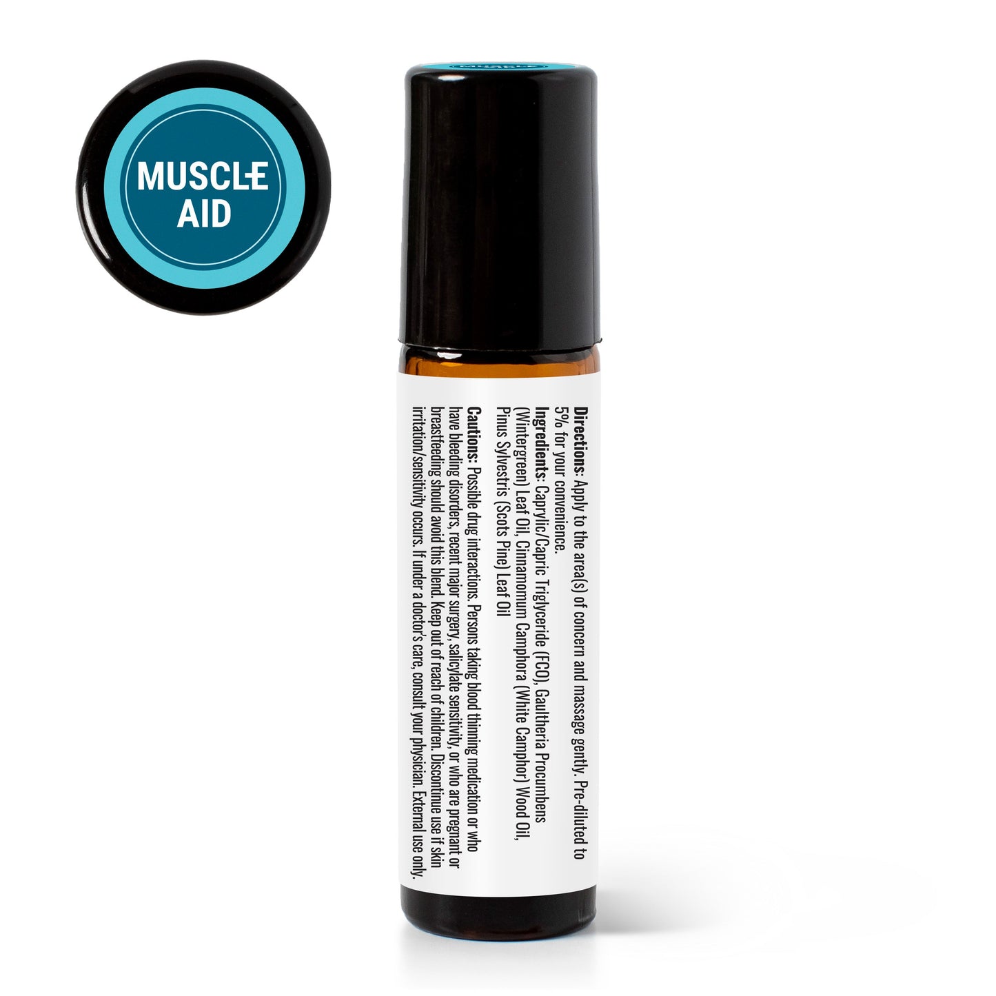 Plant Therapy - Muscle Aid Essential Oil Blend Pre-Diluted Roll-On