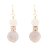 Natural Agate Drop Earrings
