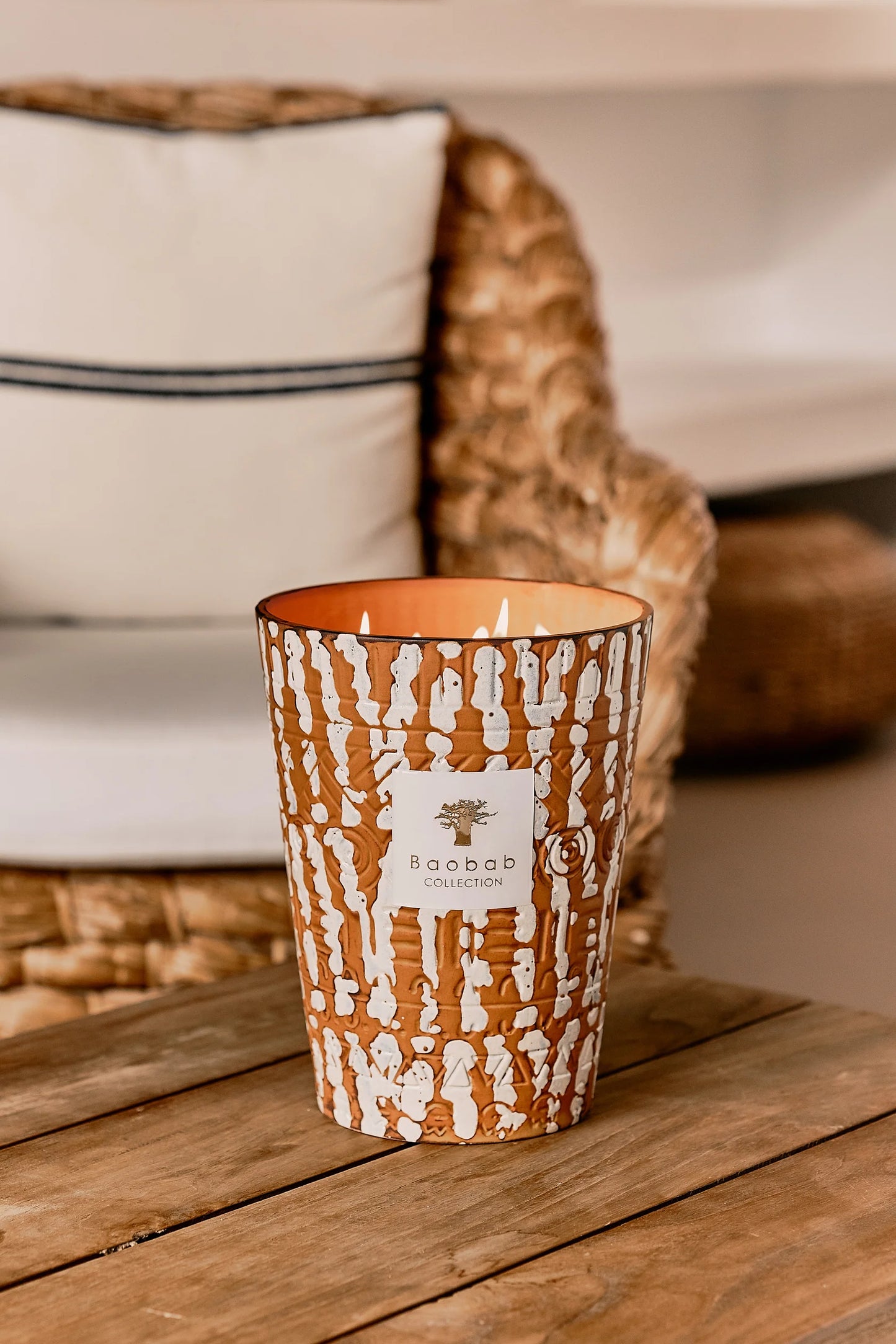 Baobab Collection - Candle Ancient Mark Papunya - Peppermint - Geranium- Driftwood