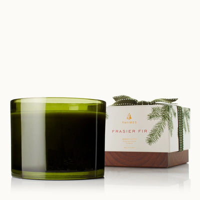 THYMES - Frasier Fir Green 3-Wick Candle 17.0 OZ