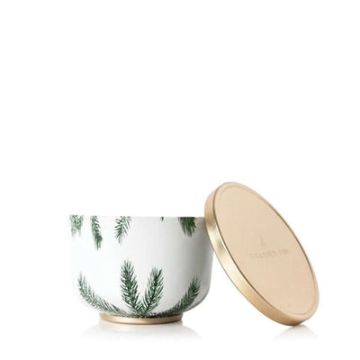 THYMES - Frasier Fir Poured Candle Tin, Gold Lid - Tarvos Boutique