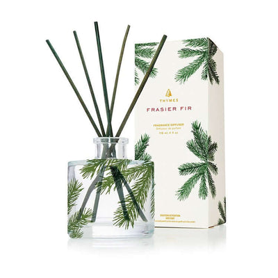THYMES Frasier Fir Reed Diffuser | Fresh Pine Scent - Tarvos Boutique