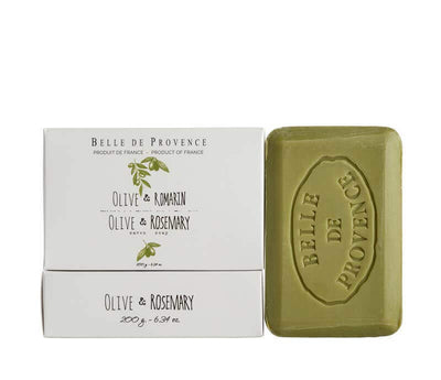 Belle De Provence Soap - Olive & Rosemary - 6.34 oz / 200 g - Tarvos Boutique