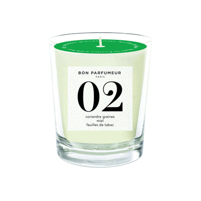Bon Parfumeur - 02 - Coriander Seed Honey Tobacco Leaf - Bougie perfume scented candle - Tarvos Boutique