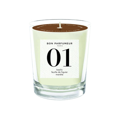 Bon Parfumeur - 01 - Basil Fig Mint Leaf - Bougie perfume scented candle - Tarvos Boutique