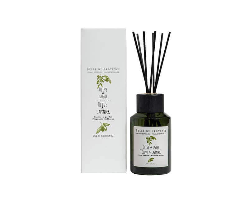 Belle de Provence Olive & Lavender Fragrance Diffuser 8.33 fl.oz / 250ml - Tarvos Boutique