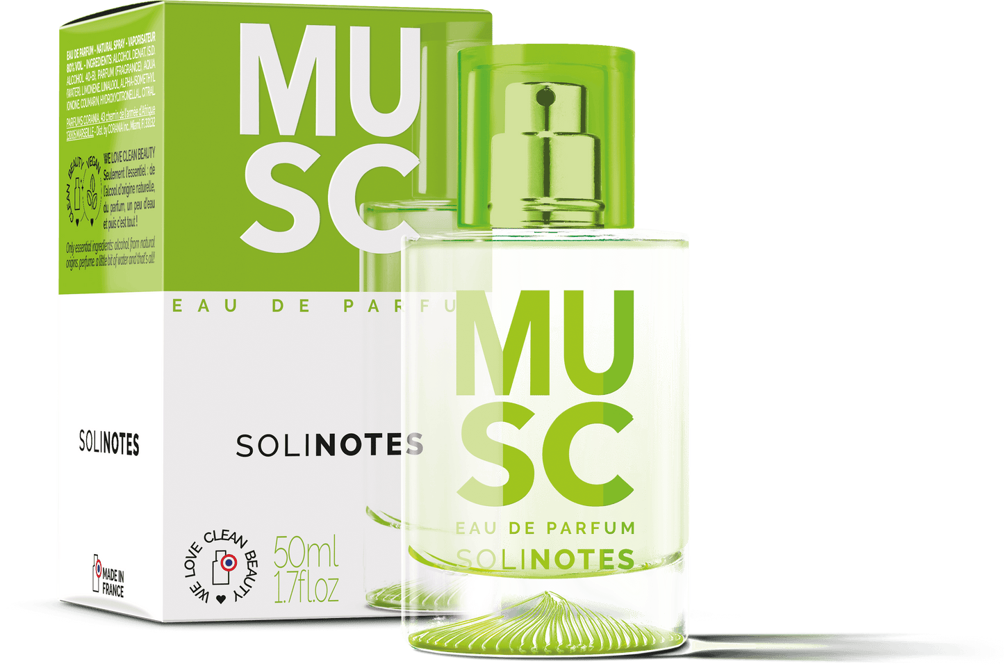 Solinotes - Musk Eau de Perfume 1.7 oz - CLEAN BEAUTY - Tarvos Boutique