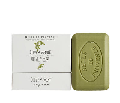 Belle De Provence Soap - Olive & Mint - 6.34 oz / 200 g - Tarvos Boutique
