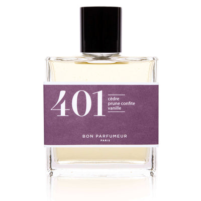 Bon Parfumeur - 401 - Cedar Plum Confit Vanilla - 3.4 fl.oz / 100 ml - Tarvos Boutique