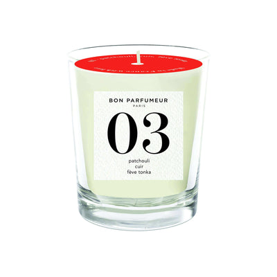 Bon Parfumeur - 03 - Patchouli Leather Tonka bean - Bougie perfume scented candle - Tarvos Boutique