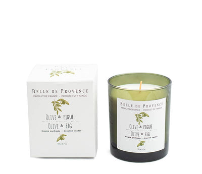 Belle De Provence Olive & Fig Scented Candle - 6 oz / 190g - Tarvos Boutique