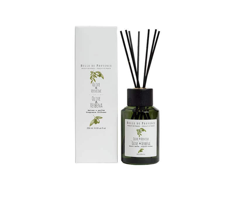 Belle De Provence Olive & Verbena Fragrance Diffuser - 8.33 fl.oz / 250ml - Tarvos Boutique