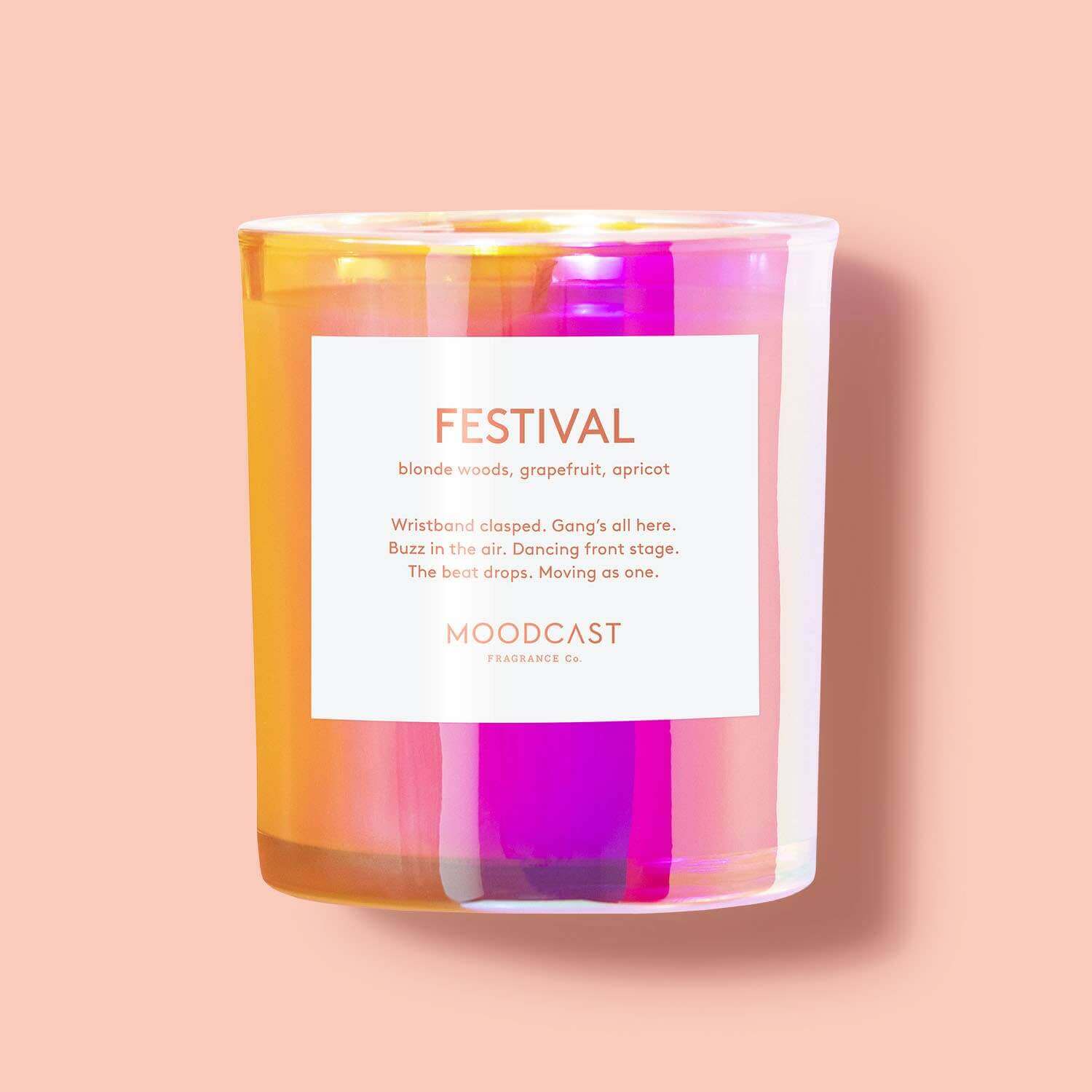 Moodcast Fragrance Co. - Festival - 8oz Coconut Wax Candle - Tarvos Boutique