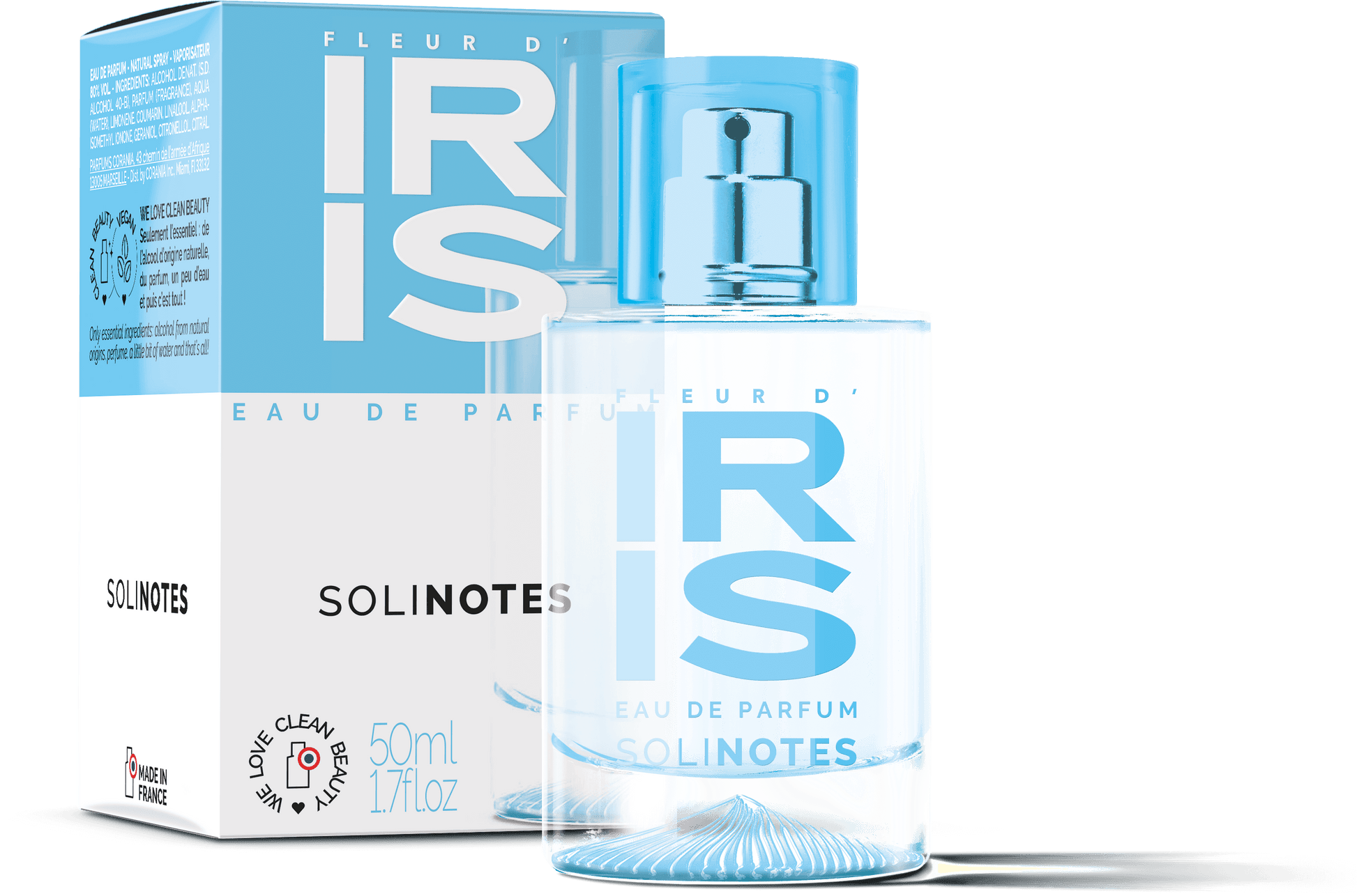 Solinotes - Iris Blossom Eau de Perfume 1.7 oz - CLEAN BEAUTY - Tarvos Boutique