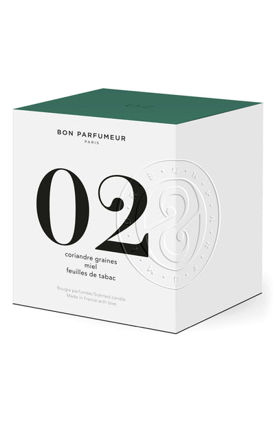 Bon Parfumeur - 02 - Coriander Seed Honey Tobacco Leaf - Bougie perfume scented candle - Tarvos Boutique