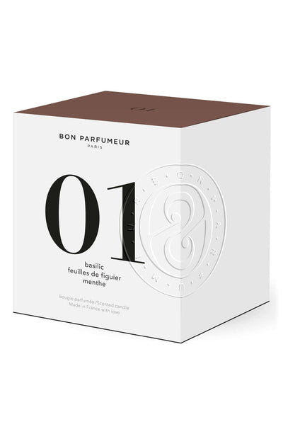 Bon Parfumeur - 01 - Basil Fig Mint Leaf - Bougie perfume scented candle - Tarvos Boutique