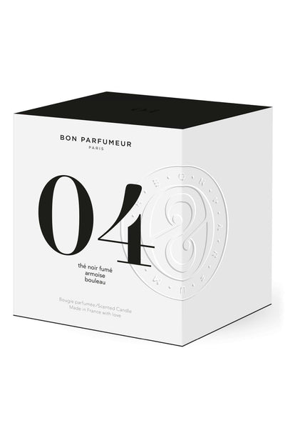 Bon Parfumeur - 04- Smoked black tea mugwort birch - Bougie perfume scented candle - Tarvos Boutique